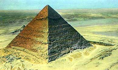 The Great Pyramid of Egypt - photographed in the 1920s