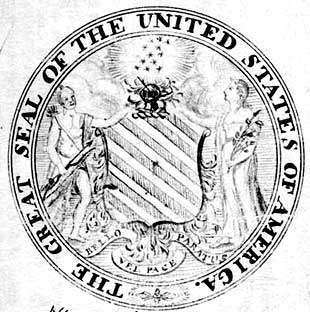 Second Committee's Design for the Great Seal - 1780